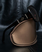 "GUCCI" Dark brown GG accent sunglasses