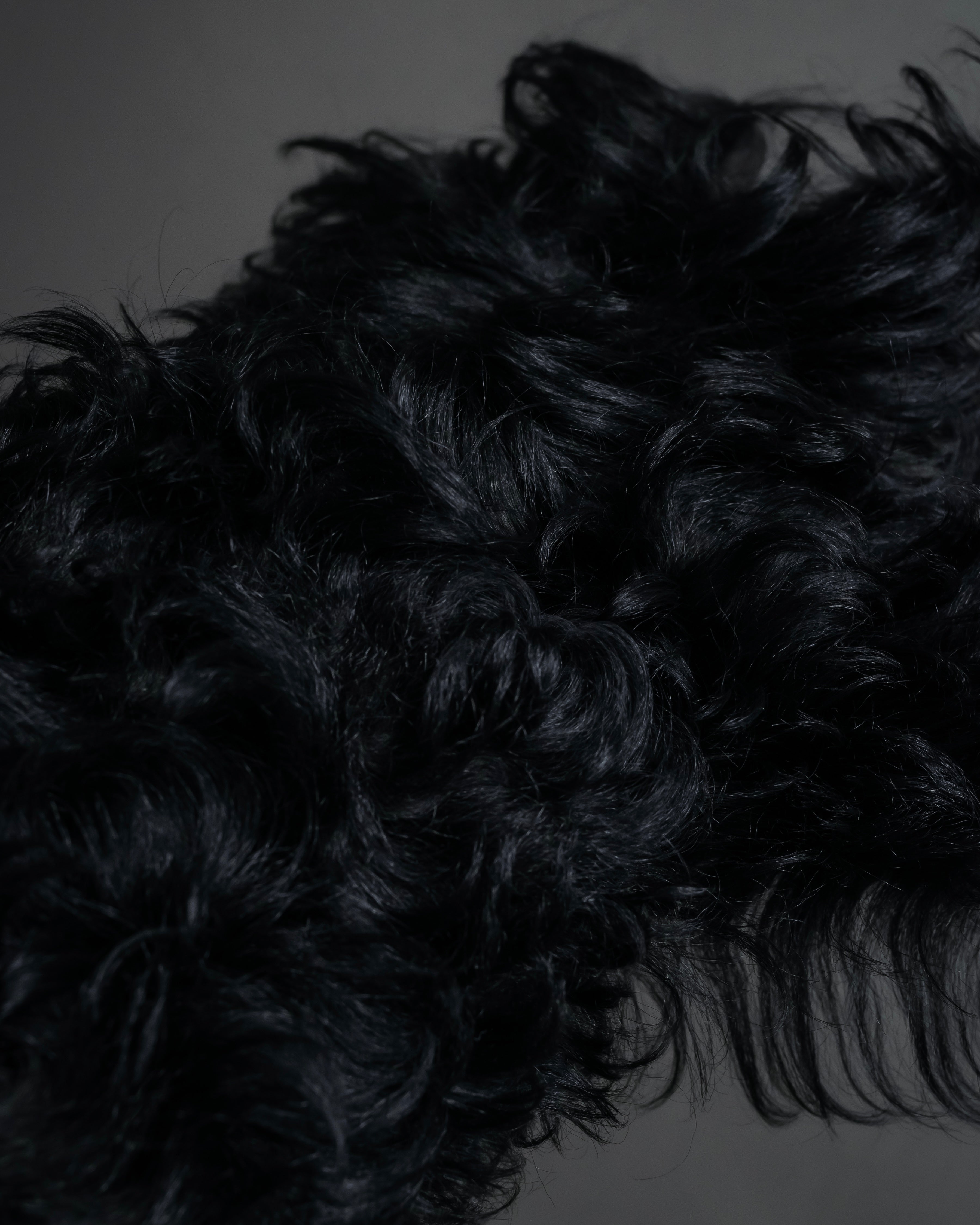 "BOTTEGA VENETA" Long-haired fur design leather gloves