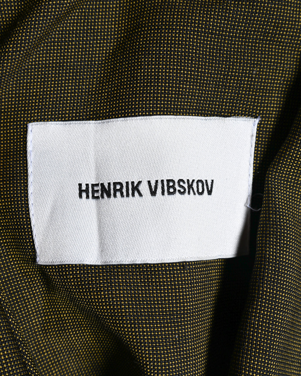 Henrik Vibskov/ Big Collar Short Sleeves Designed Shaped One Piece Khaki