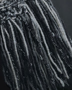 "CHANEL" 2005AW fantasy yarn embellished fringe scarf