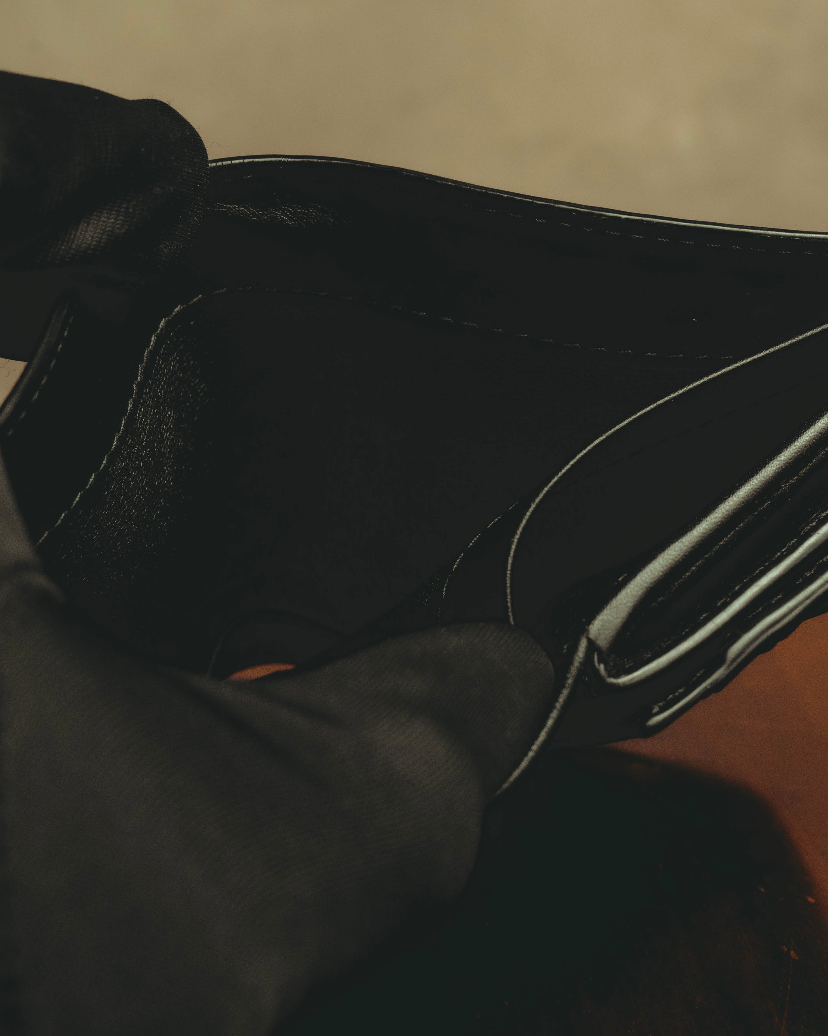 “BOTTEGA VENETA” 2010’s Intrecciato leather compact bi-fold wallet