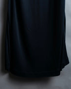 "GUCCI" Maxi-length glossy rayon skirt