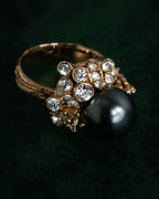 “Christian Dior” 60’s-70’s Organic pearl cluster ring