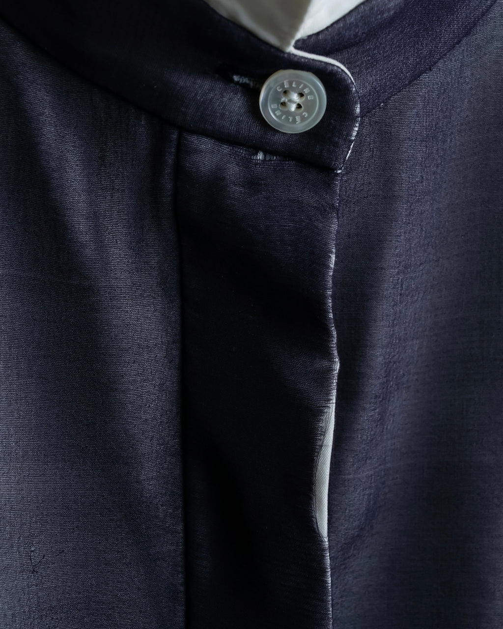 "CELINE" Combination color dress shirt