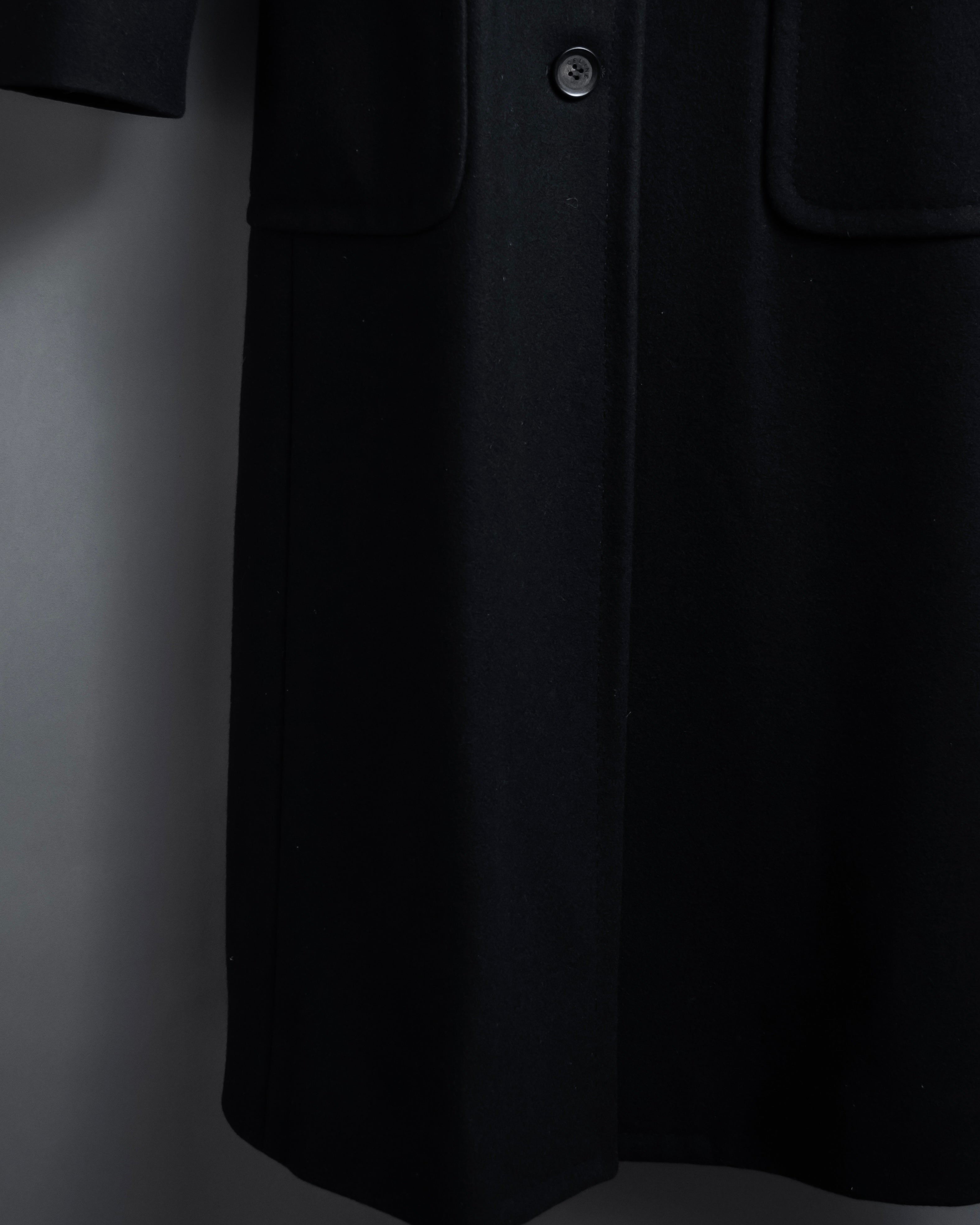 -SPECIAL- "CELINE" 1997-04's Michael Kors period minimal detail long chester coat