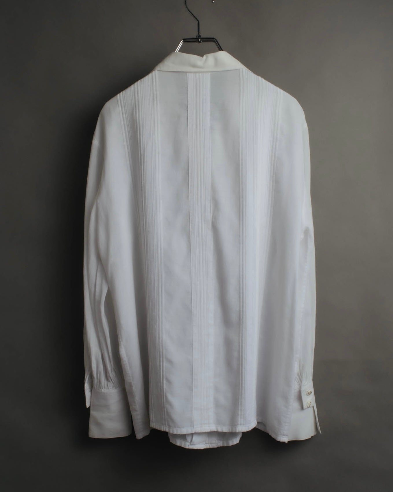 -SPECIAL- “Christian Dior” 90’s-00’s pleated bib dress shirt
