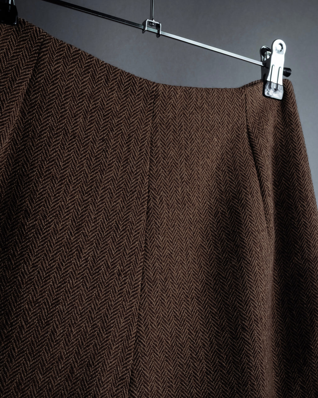 "FENDI" Velvet switching design herringbone set up