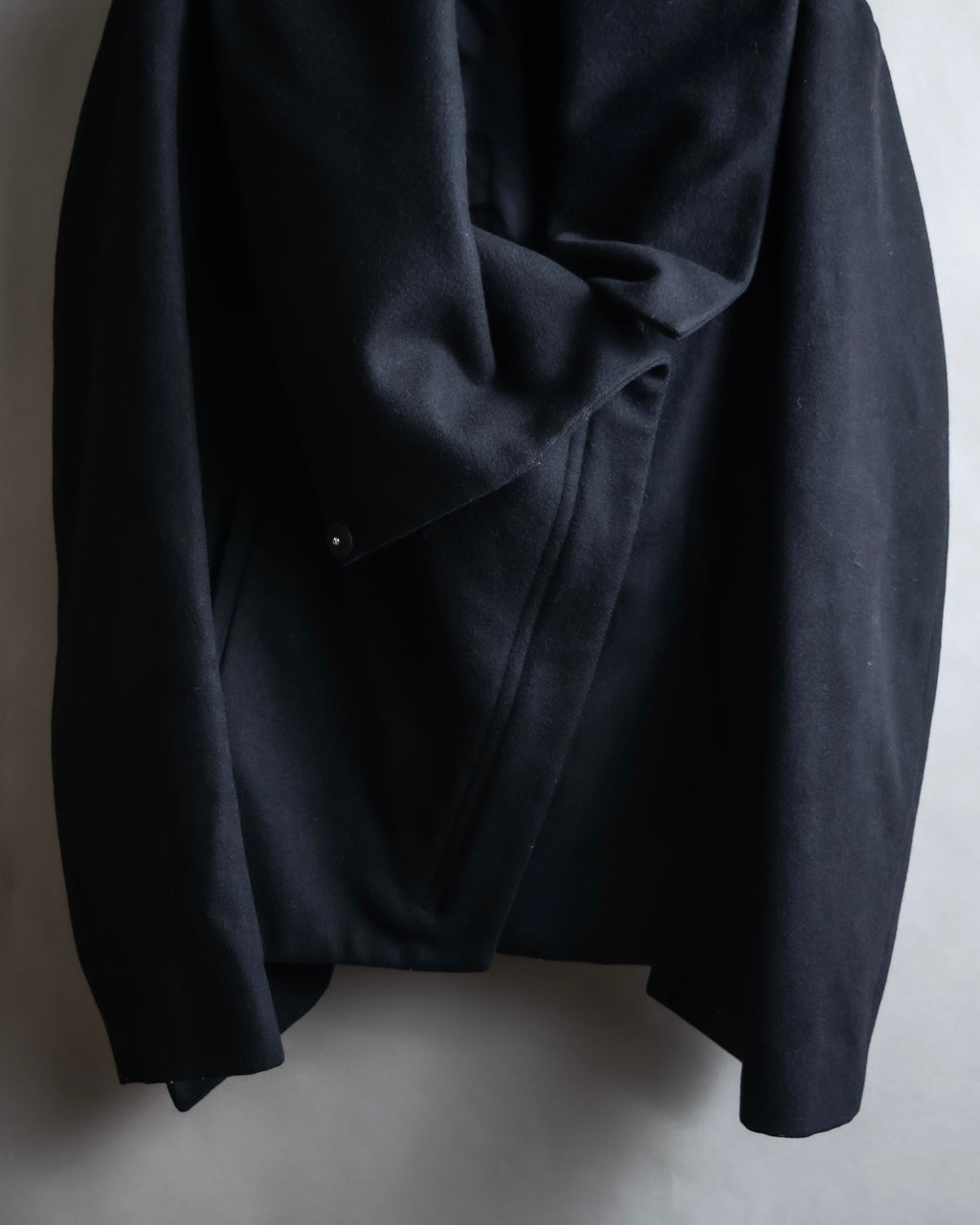 "HELMUT LANG" Short length wool riders jacket