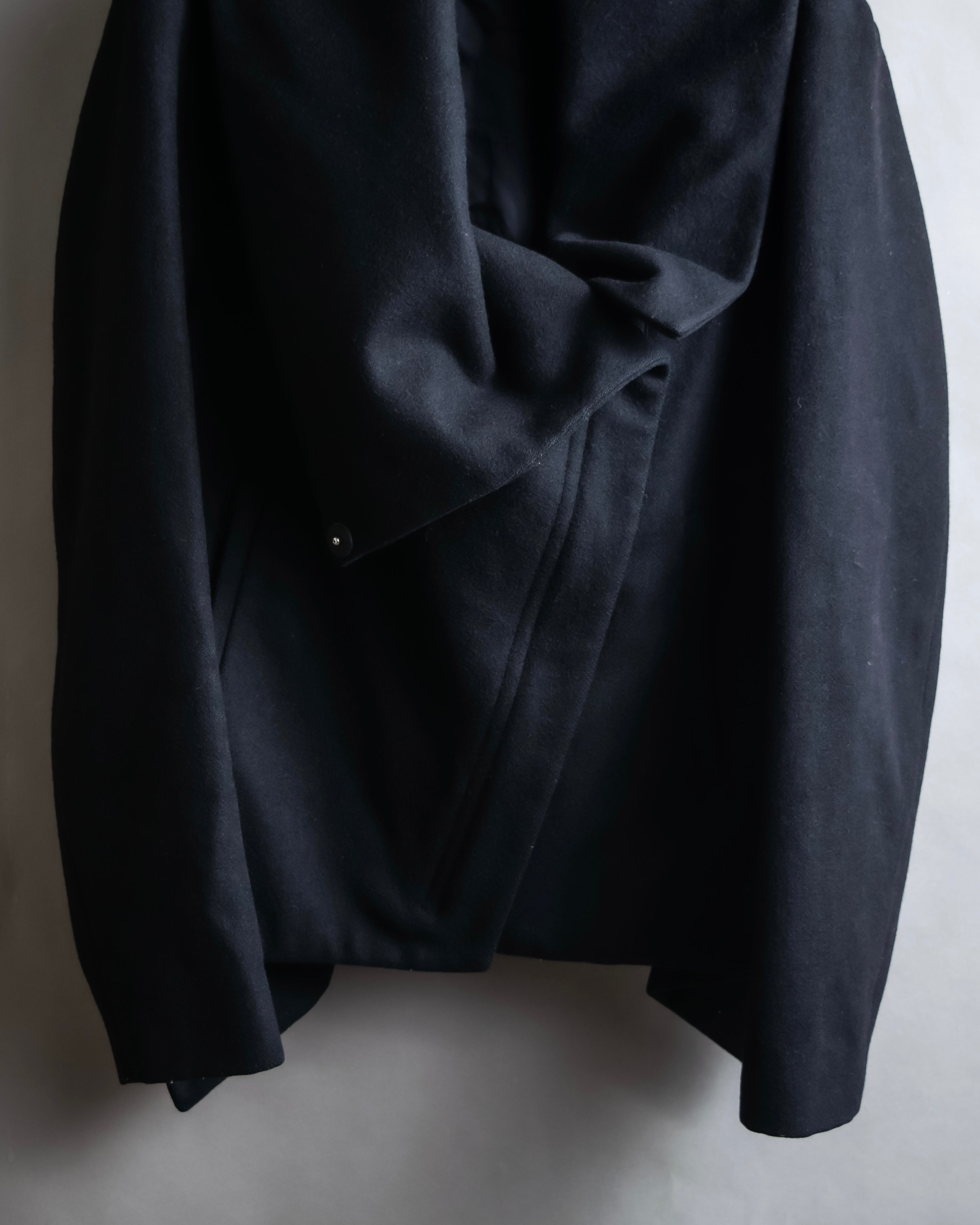"HELMUT LANG" Short length wool riders jacket