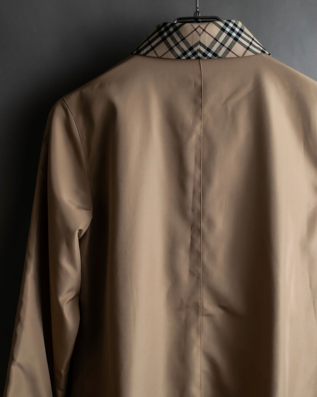 "BURBERRYS" Check reverse design short blouson