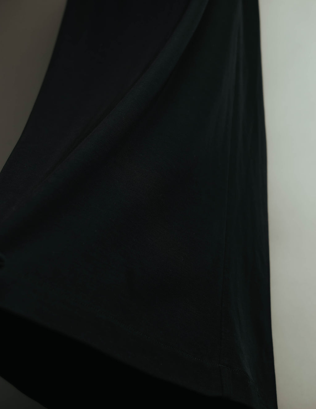 "Y's" Minimal black maxi skirt