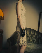 –SPECIAL– "VALENTINO" 00's-10's Embellished lace cocktail dress