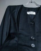 “Christian Dior” Beautiful shape no collar jacket