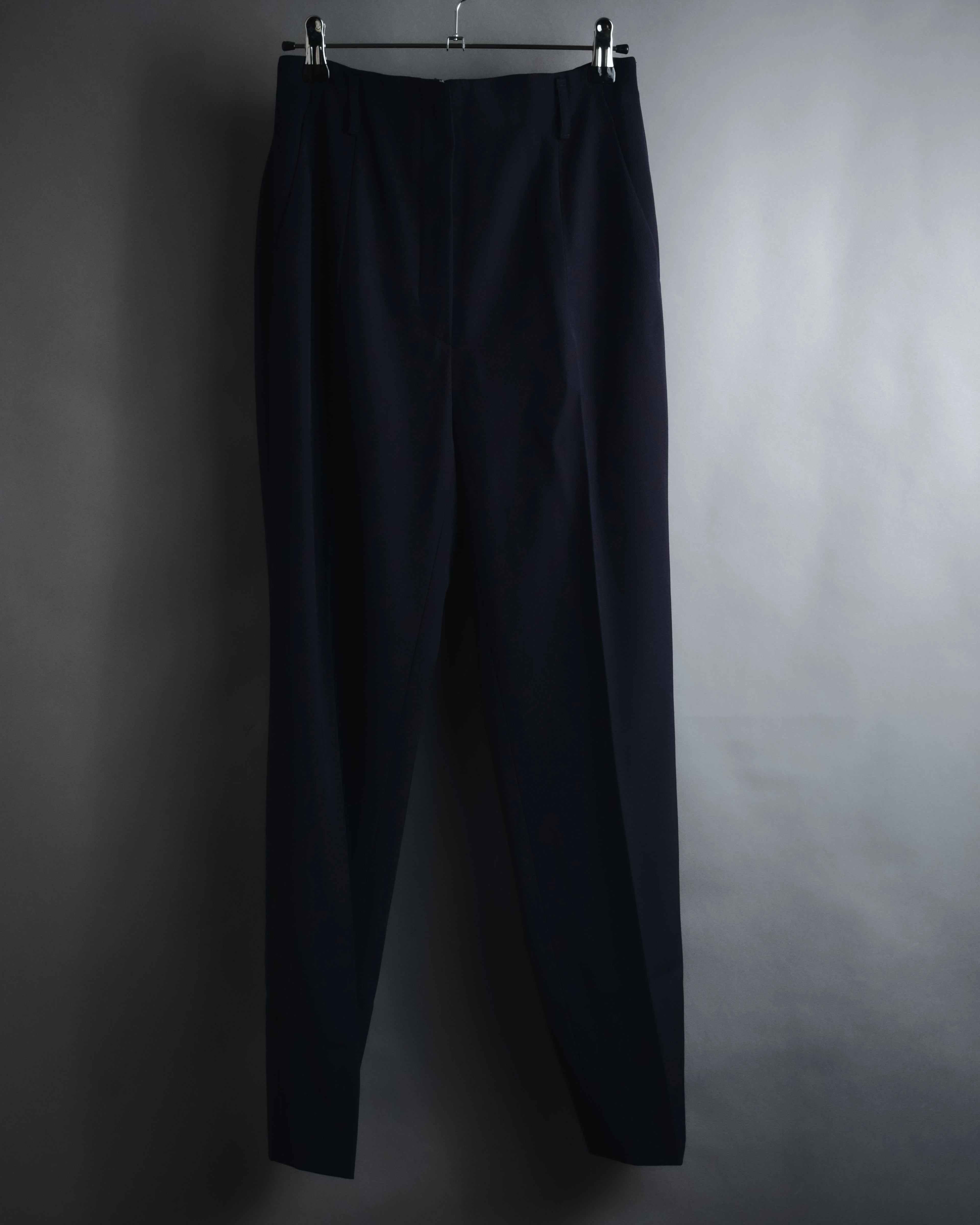 "JIL SANDER" 90’s pure new wool minimalist slacks