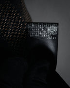 “TAE ASHIDA” 2008-2015 Structured border tweed jacket