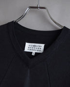 "MAISON MARGIELA" 15SS V-line panel design lightweight knit
