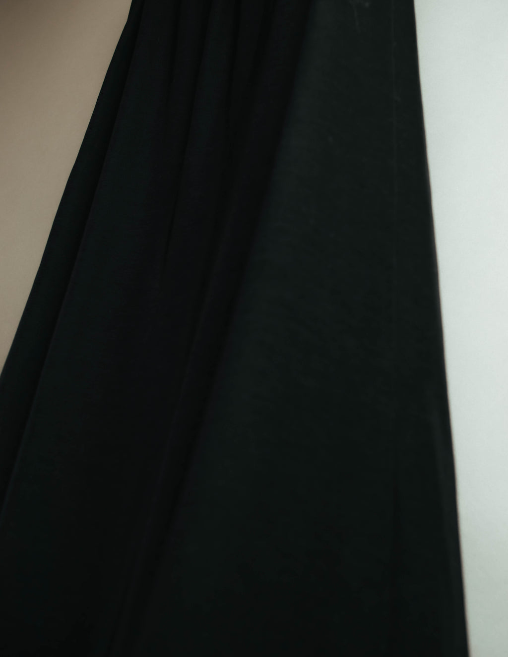"Y's" Minimal black maxi skirt
