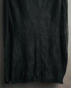 -SPECIAL- “Rick Owens” 2000’s Open weave shawl cardigan