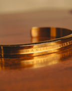 "Daniel Wellington" 20's Sleek gold cuff bracelet