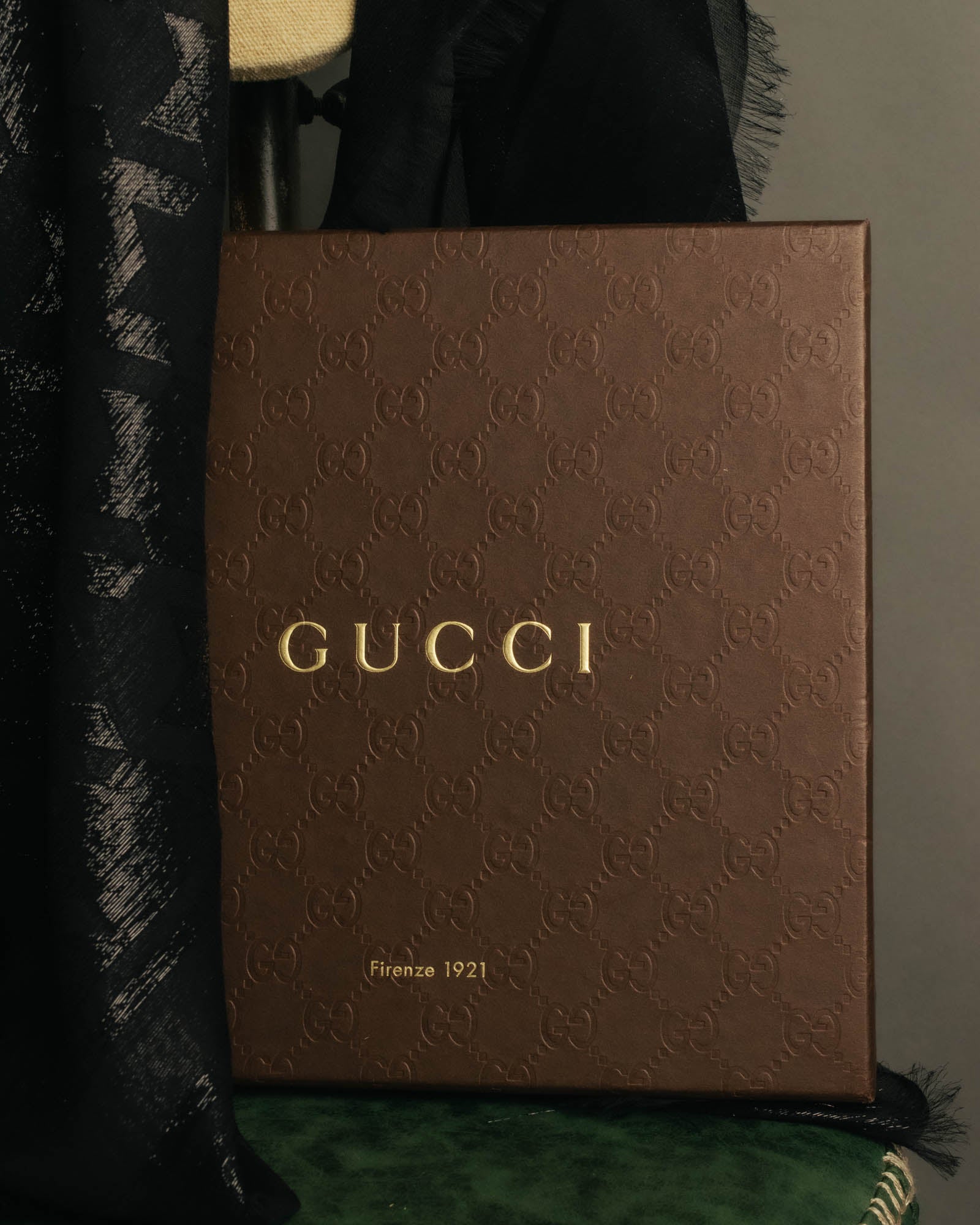 -SPECIAL- “GUCCI” 2013’s-2016’s Metallic jacquard silk stole