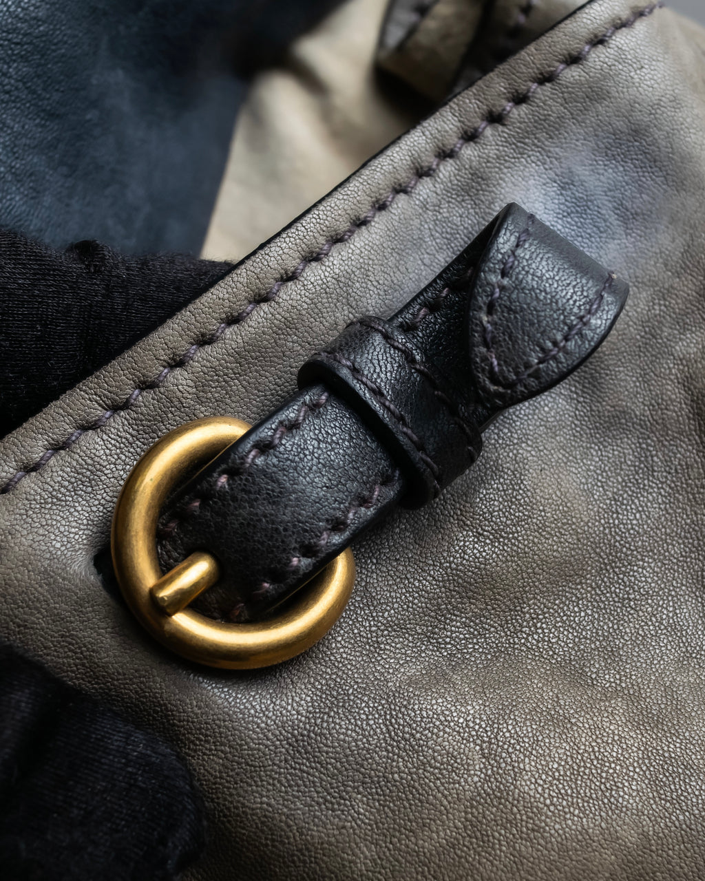 "MIU MIU" Overflap gold Parts design 2-way bag