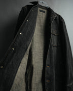 -MOOD MILLÉSIMES- 00’s faded black denim shirt jacket
