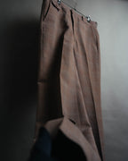 -MOOD MILLÉSIMES- “FARAH” 70’s-80’s plaid slacks with coin pocket