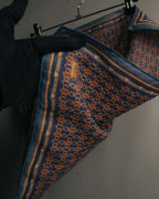 "CELINE" 80's-90's Chain print scarf