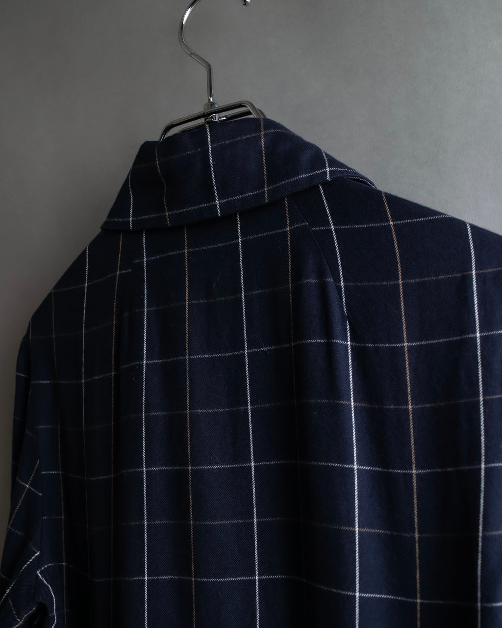 "Vivienne Westwood RED LABEL"
Windowpane print long shirt dress