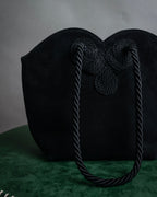 “Salvatore Ferragamo” 90’s Knot handle suede bag