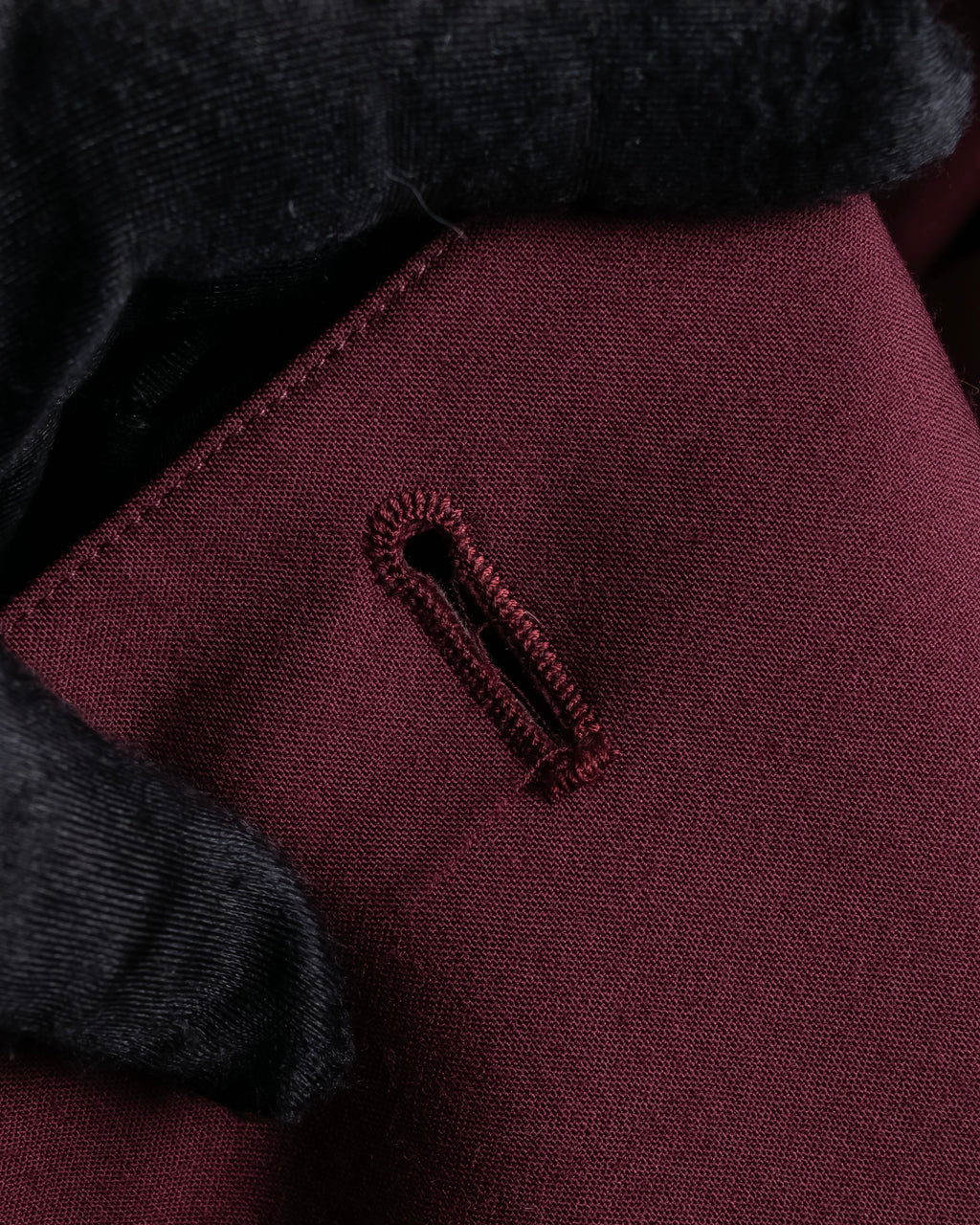 "JEAN PAUL GAULTIER FEMME"
Bordeaux color peaked lapel wool tailored jacket