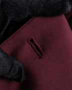 "JEAN PAUL GAULTIER FEMME"
Bordeaux color peaked lapel wool tailored jacket