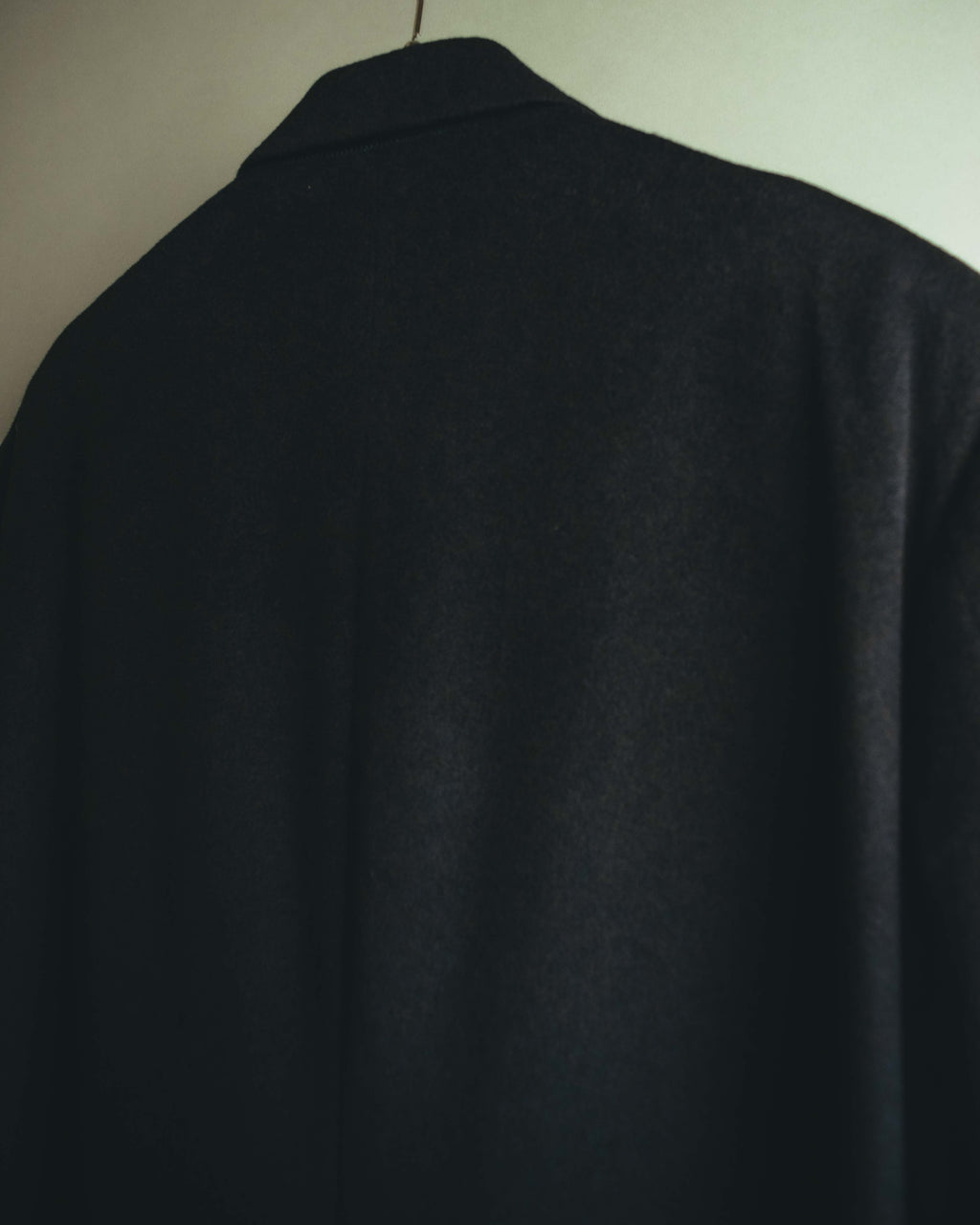 “Burberrys” Late 80’s-early 90’s deep navy double-breasted chesterfield coat