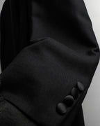 "BALENCIAGA" Structured tailored shawl collar jacket