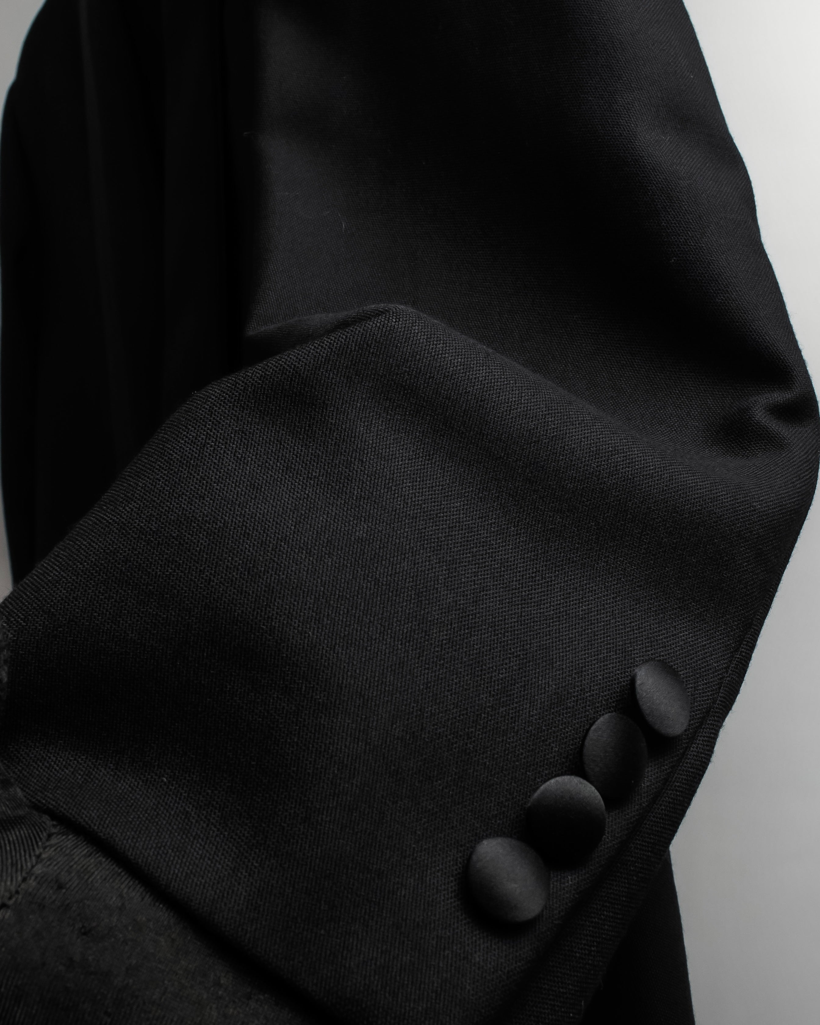 "BALENCIAGA" Structured tailored shawl collar jacket