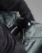 "UNDERCOVER" Raw edge frill design military-like shirt tunic