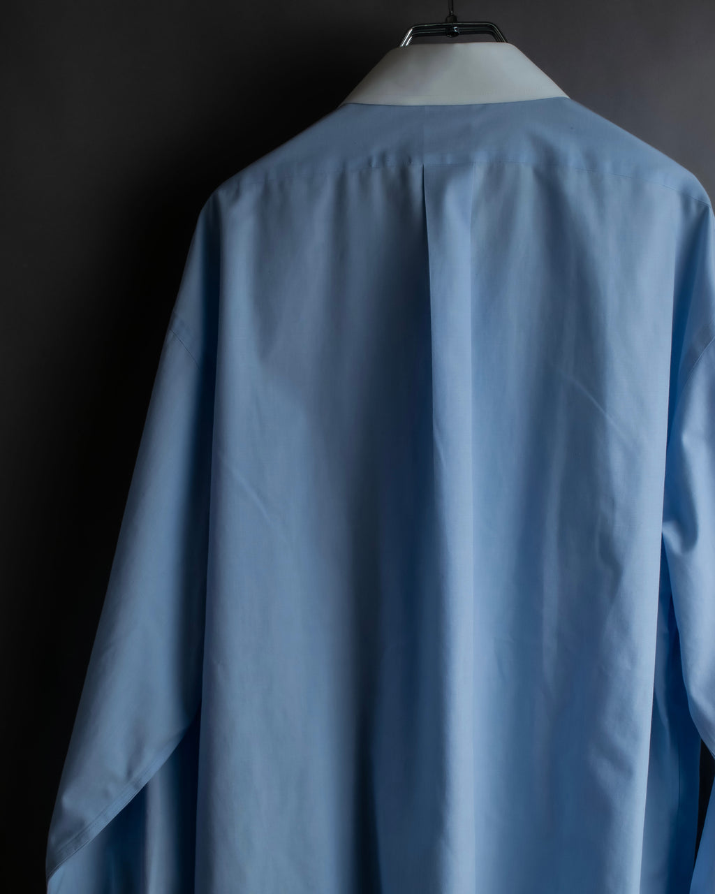 "BROOKS BROTHERS" Large cuffs design cleric oversized shirt