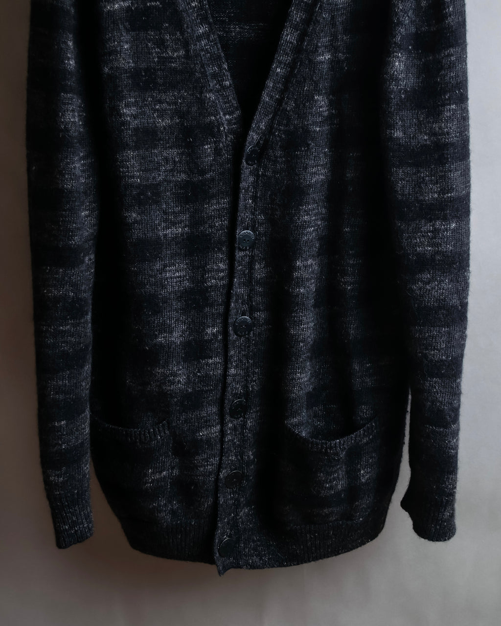 "CHANEL" Sample product hairy material light unevenness cardigan