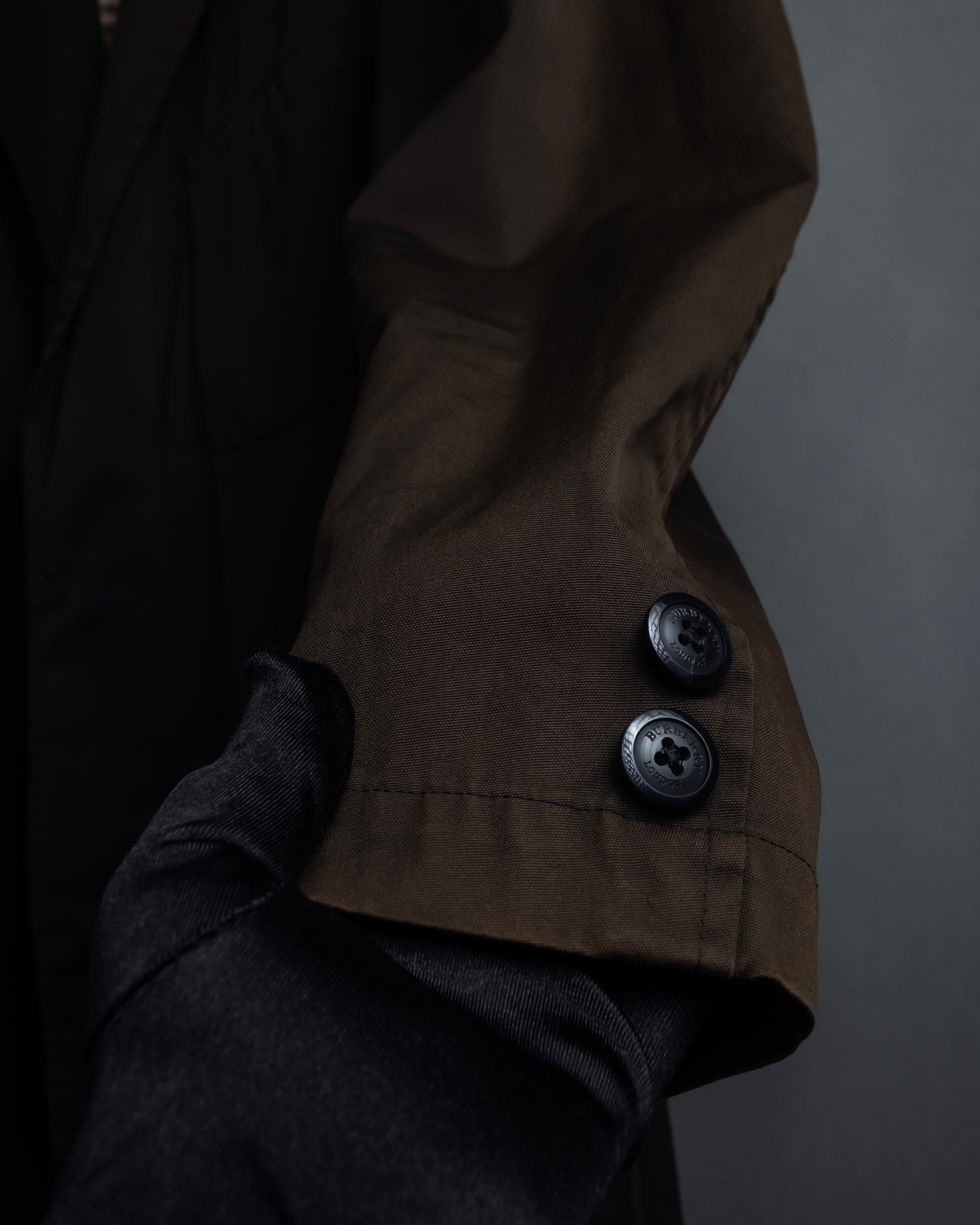 "BURBERRY" Cotton faded tailored jacket