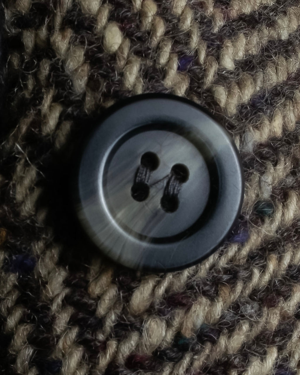 Vintage irish tweed long coat