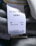 PATOU/ “Iconic Denim Trousers” Rolle Up Designed Denim
