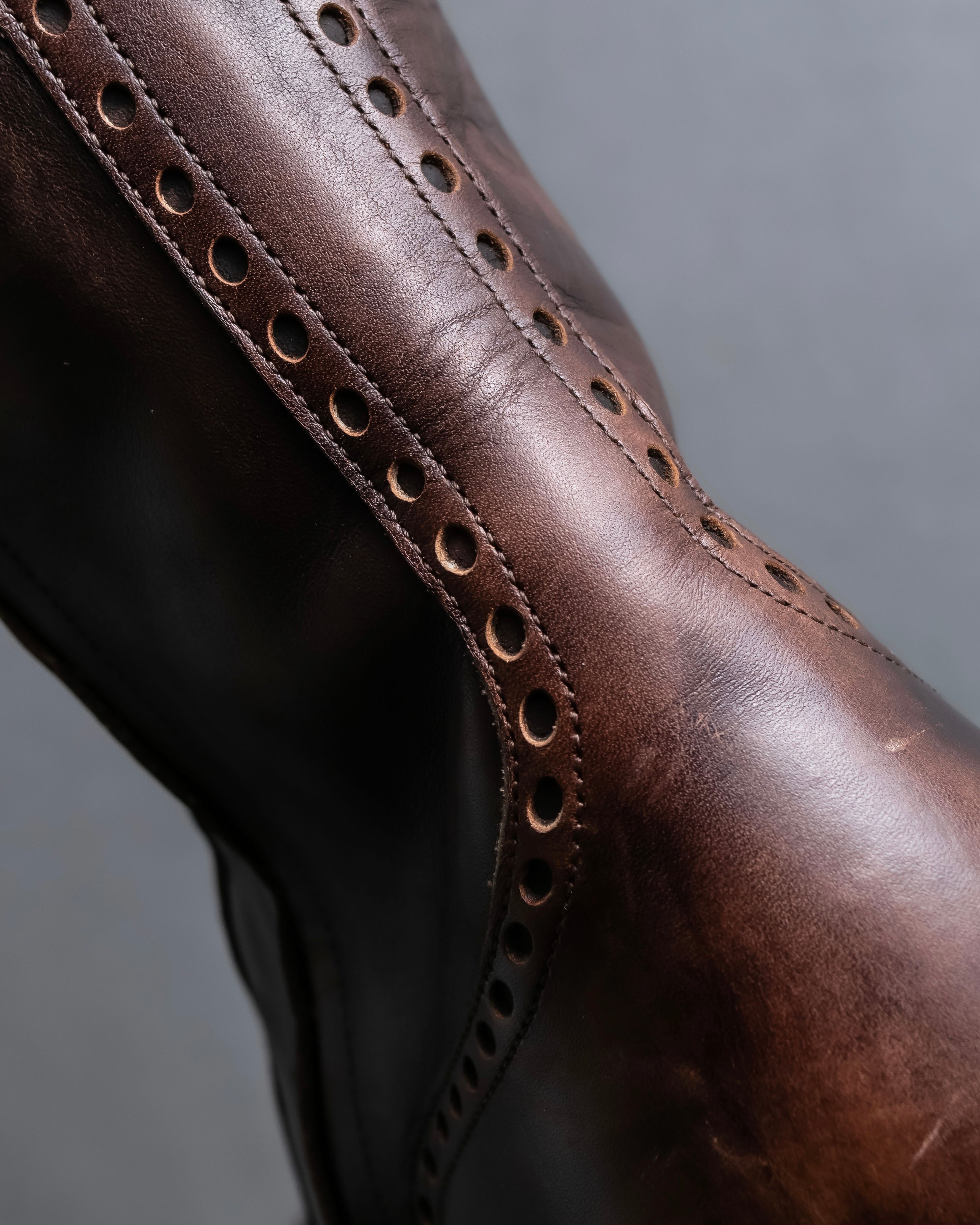 "YVES SAINT LAURENT" Medallion-embellished square heel boots