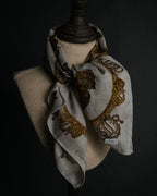 “Christian Dior” 80’s-90’s jewel motif cotton scarf