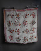 “GUCCI” Botanical printed silk scarf