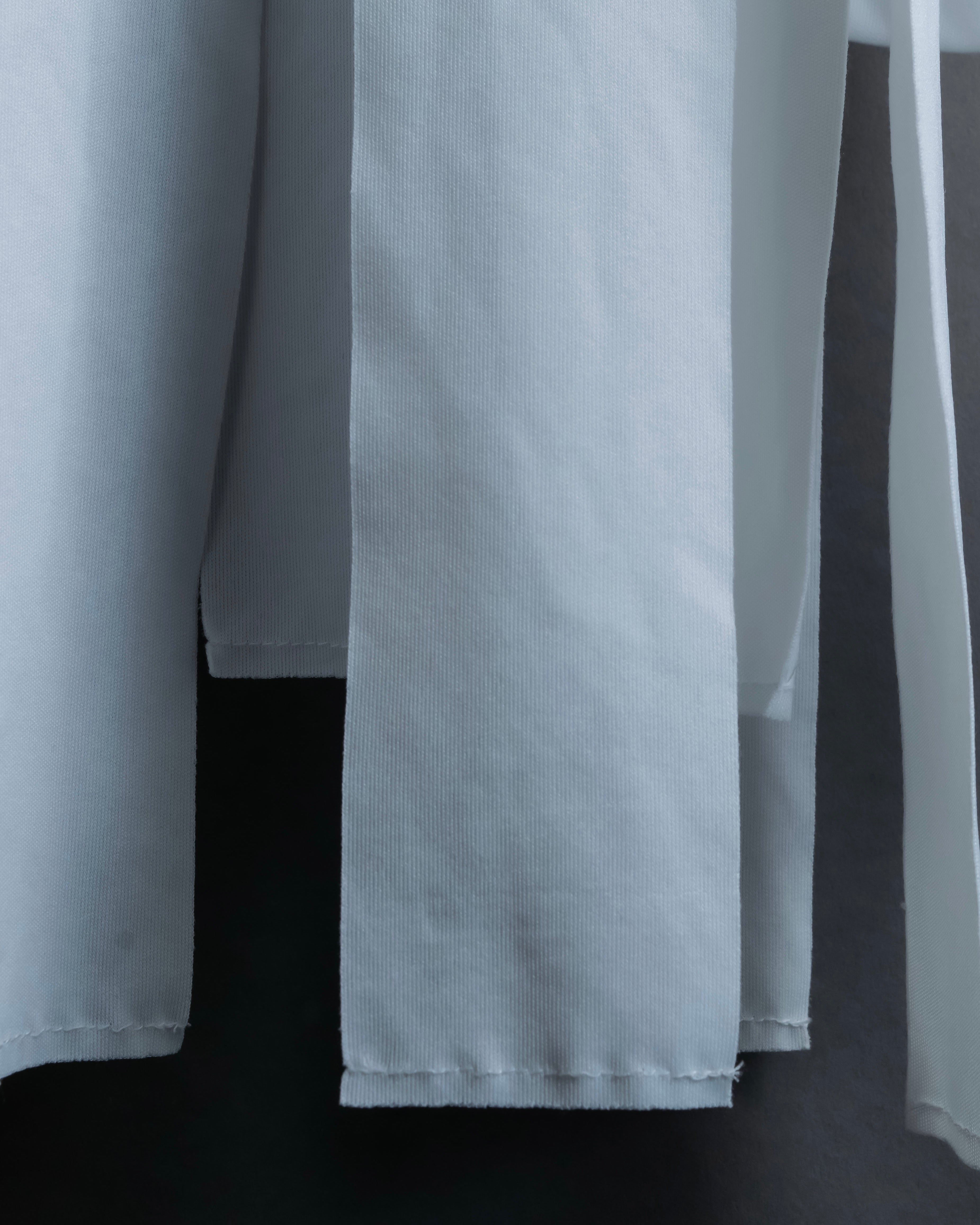 "COMME des GARCONS
COMME des GARCONS" Tulle docking strip processing T shirt