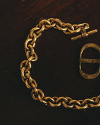 -SPECIAL- “DIOR” 2018-2025 Oversized CD charm chain bracelet