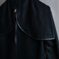 "MM6 MAISON MARGIELA" Wool blend zip up cape collar jacket