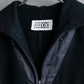 "MM6 MAISON MARGIELA" Wool blend zip up cape collar jacket