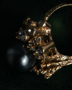 “Christian Dior” 60’s-70’s Organic pearl cluster ring