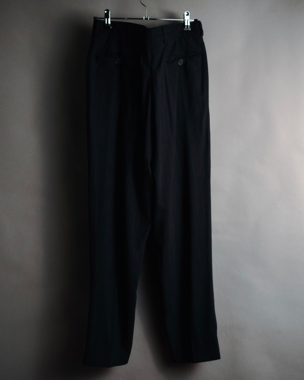 "GIORGIO ARMANI" 90’s pinstripe soft-tailored suit set